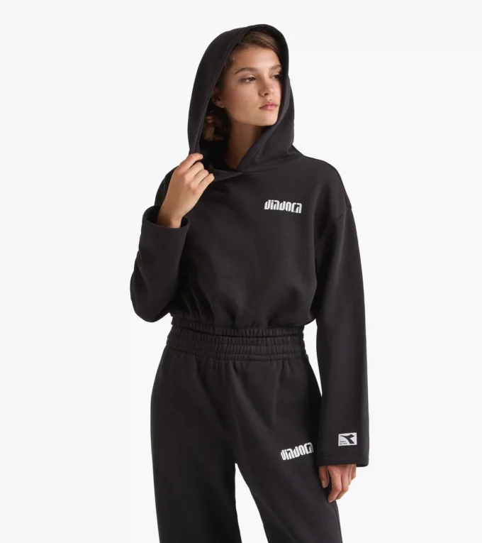 L. Felpa con cappuccio Athl. Logo Felpa con cappuccio corta