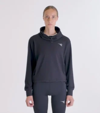 L. Felpa con cappuccio Run Crew Felpa con cappuccio post-allenamento