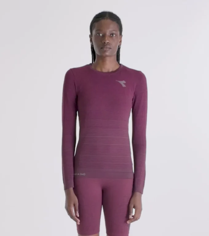 L. Ls T-Shirt Stratouno Maglietta tecnica a maniche lunghe per il controllo della temperatura – Running