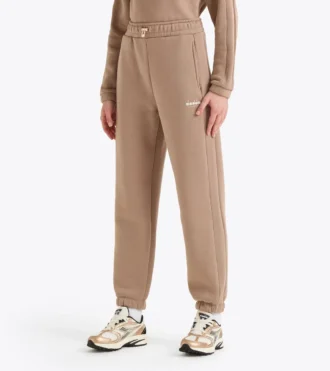 L. Pantaloni Athl. Pantaloni della tuta in pile con logo – Vestibilità regolabile