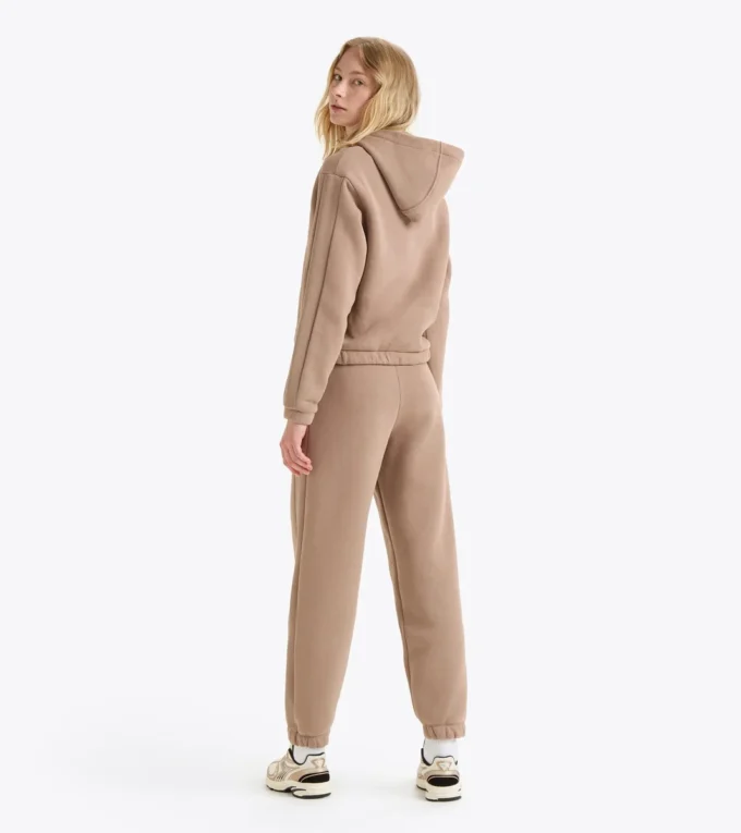 L. Pantaloni Athl. Pantaloni della tuta in pile con logo – Vestibilità regolabile