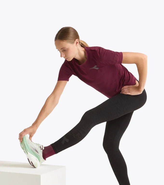 L. Run Tights Stratouno Calzamaglia tecnica per il controllo della temperatura – Running