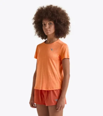 L. Super Light Ss T-Shirt Maglietta da corsa – Tessuto leggero Coolcore