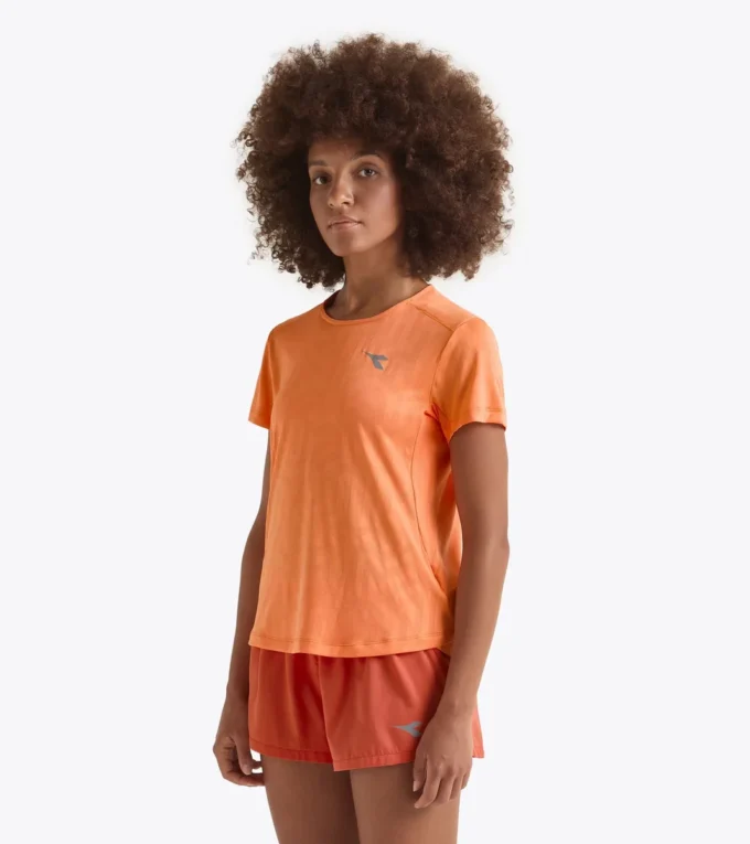 L. Super Light Ss T-Shirt Maglietta da corsa – Tessuto leggero Coolcore