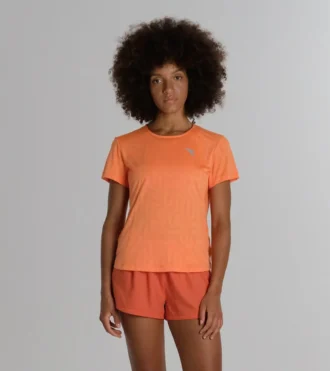 L. Super Light Ss T-Shirt Maglietta da corsa – Tessuto leggero Coolcore