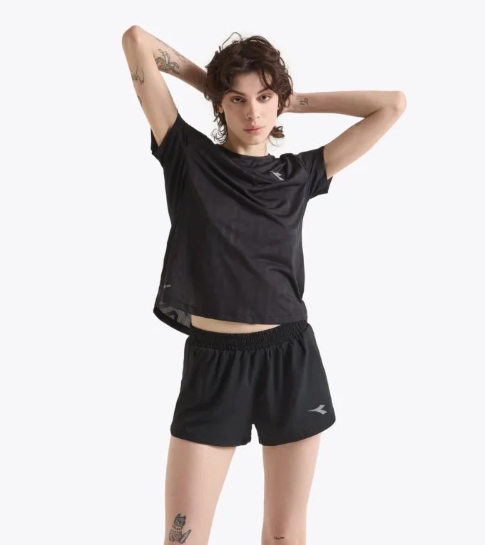 L. Super Light Ss T-Shirt Maglietta da corsa – Tessuto leggero Coolcore