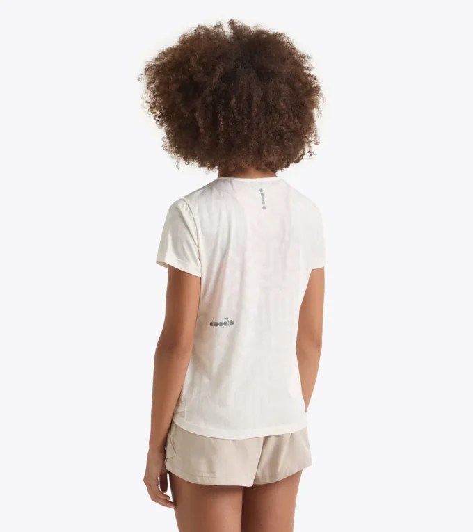 L. Super Light Ss T-Shirt Maglietta da corsa – Tessuto leggero Coolcore