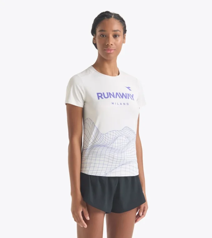 L. Super Light Ss T-Shirt Runaway Maglietta da corsa Runaway – Tessuto leggero