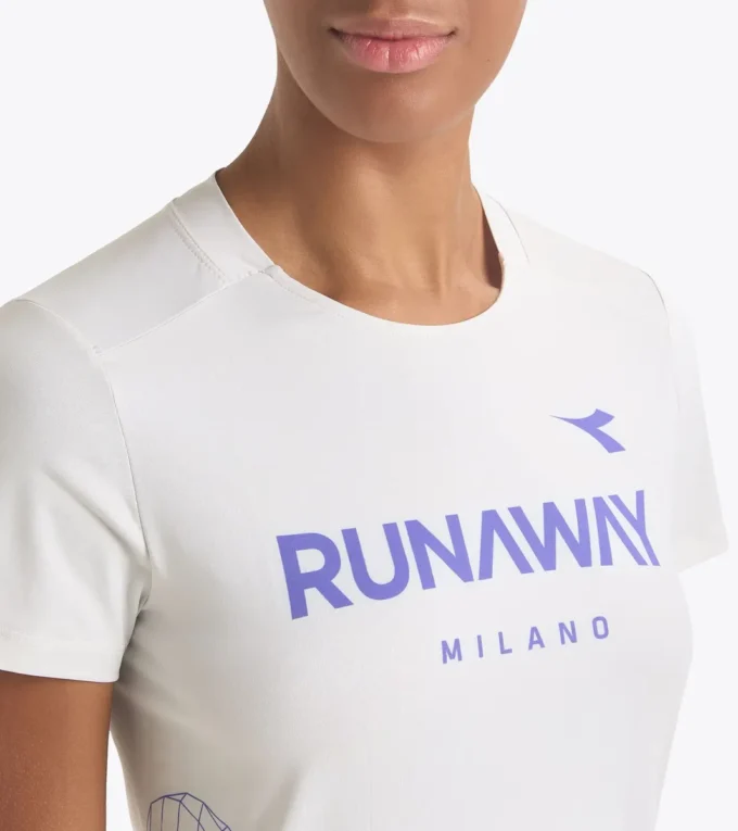 L. Super Light Ss T-Shirt Runaway Maglietta da corsa Runaway – Tessuto leggero