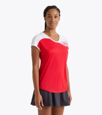 L. T-Shirt Court T-shirt da tennis