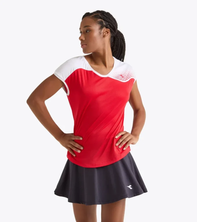 L. T-Shirt Court T-shirt da tennis L. T-Shirt Court T-shirt da tennis