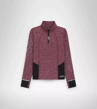 L. Warm Up Winter Sweat Be One Top da corsa con zip a 1/2
