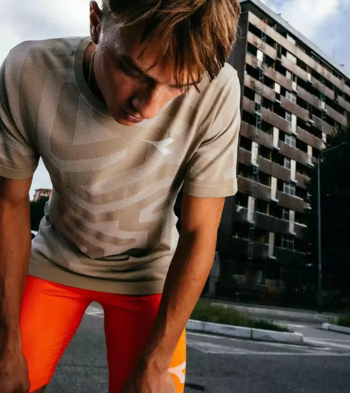 Maglietta Ss Stratouno Maglietta tecnica per il controllo della temperatura – Running