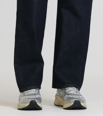 Mercury Elite Silver Used Wn Heritage sneaker in pelle