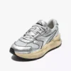 Mercury Elite Silver Used Wn Heritage sneaker in pelle