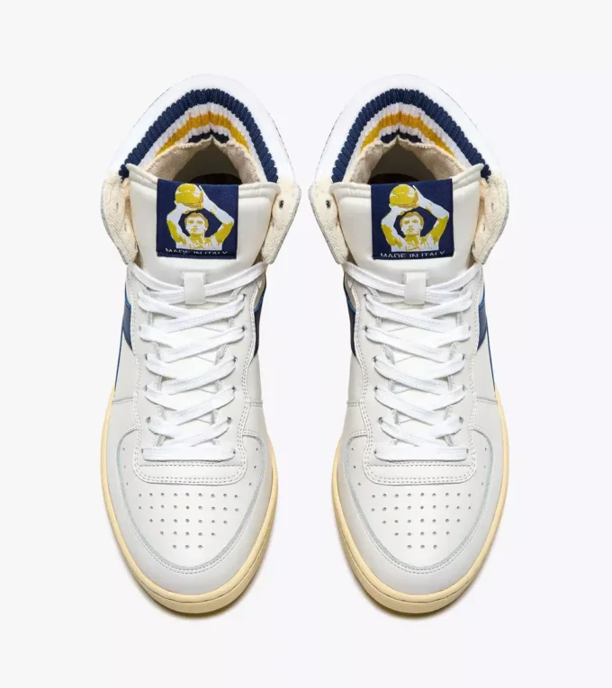 Mi Basket Forty Knit Italia Heritage sneaker in pelle Mi Basket Forty Knit Italia Heritage sneaker in pelle