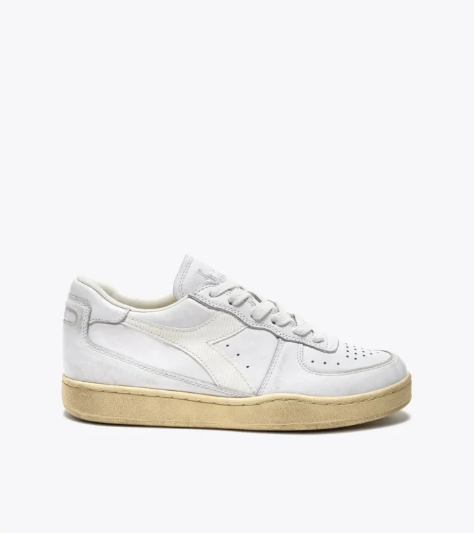 Mi Basket Low Used Heritage sneaker in pelle