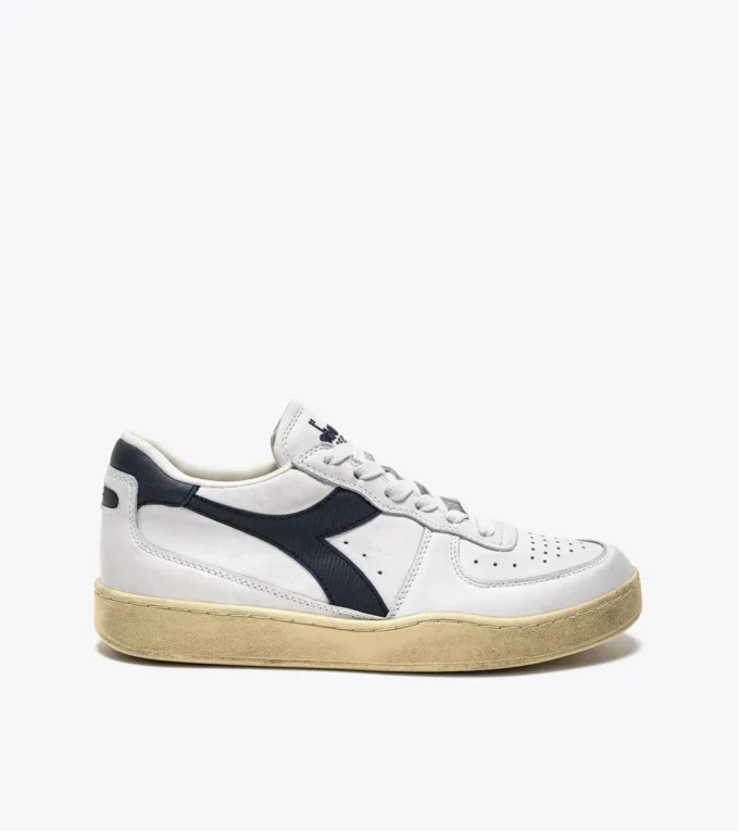 Mi Basket Low Used Heritage sneaker in pelle
