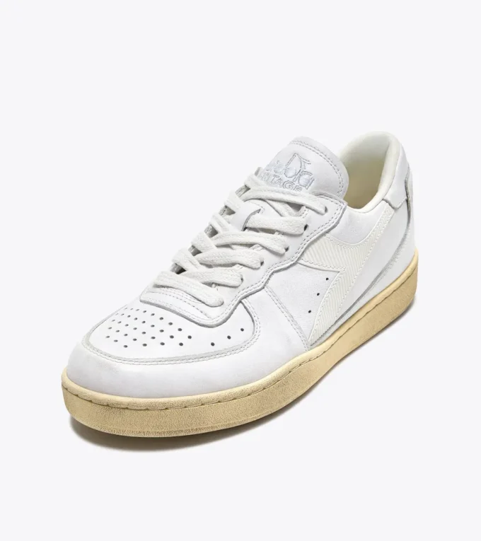 Mi Basket Low Used Heritage sneaker in pelle