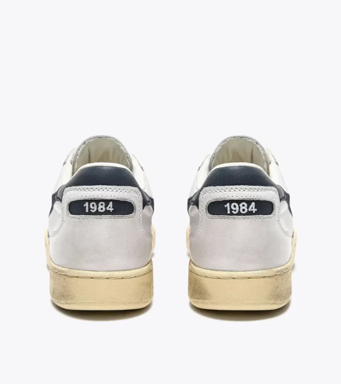 Mi Basket Low Used Heritage sneaker in pelle
