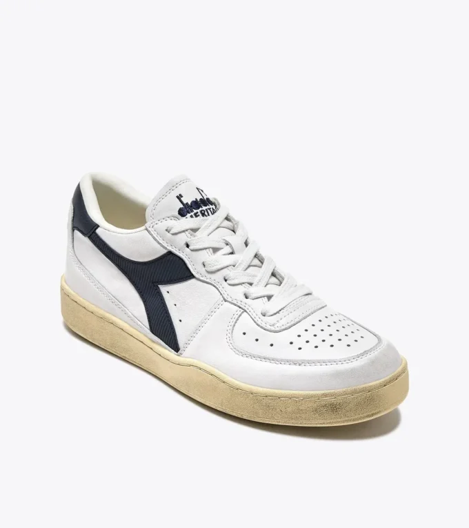 Mi Basket Low Used Heritage sneaker in pelle