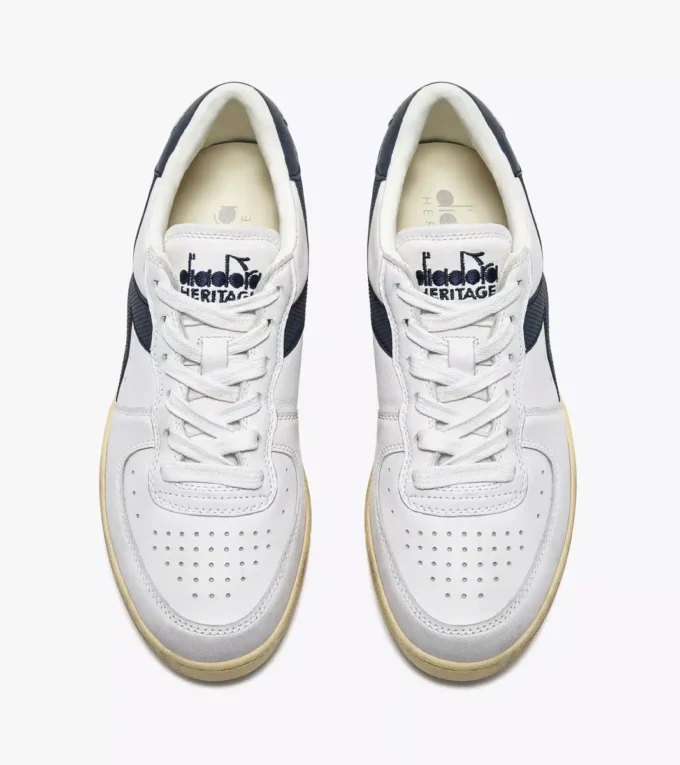 Mi Basket Low Used Heritage sneaker in pelle