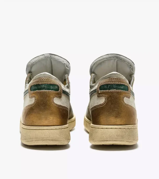 Mi Basket Row Cut Metal Pigskin Used Wn Heritage shoe