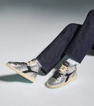 Prestige High Metal Sneaker Heritage usata realizzata in pelle