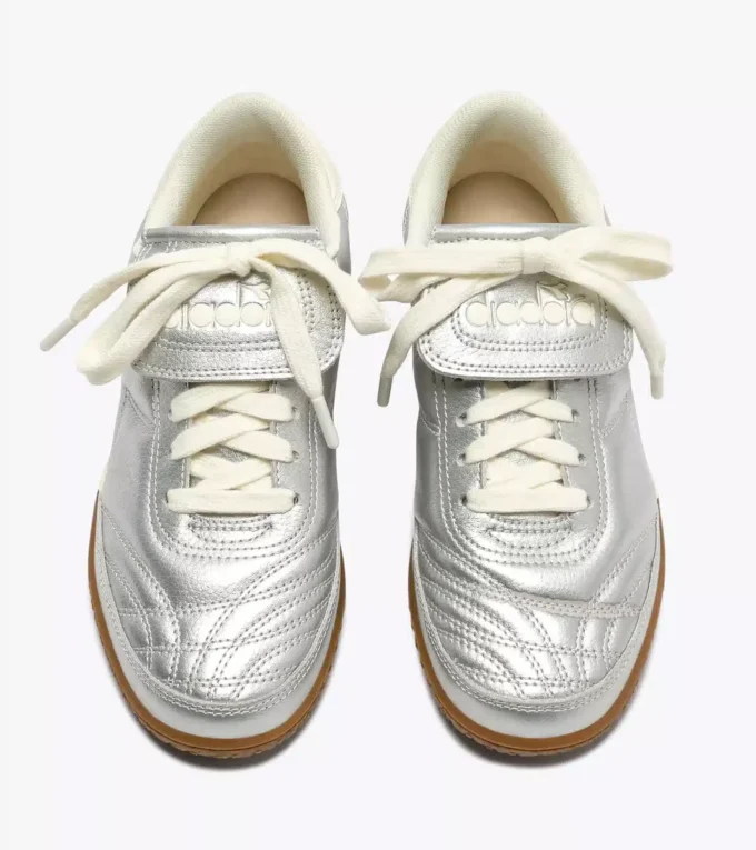 Sneakers Gold Indoor Metallic Terrace in pelle laminata Sneakers Gold Indoor Metallic Terrace in pelle laminata