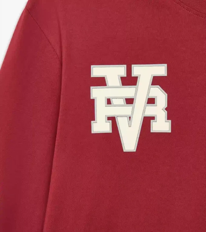 T-shirt Ls Run Valley T-shirt ispirata allo stile college – Run Valley