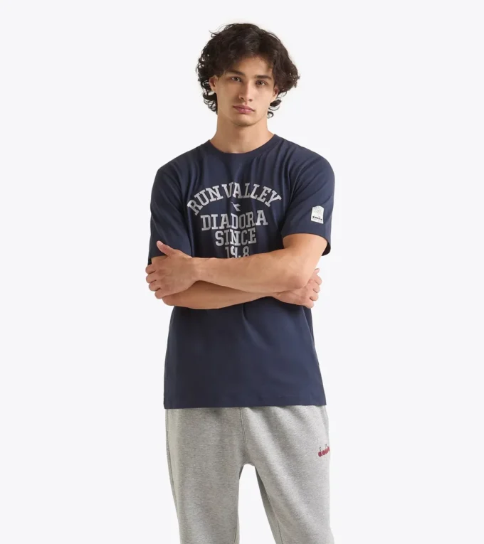 T-shirt Ss Run Valley T-shirt ispirata allo stile college – Run Valley