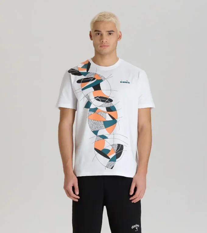 T-shirt Ss Tennis 90 T-shirt ispirata agli anni ’90 – Made in Italy