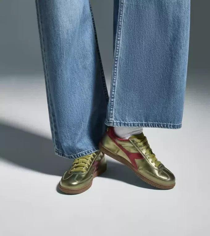 Trainer Metalized Sneakers in pelle metallizzata