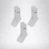 U. Mid Plain Socks 3-Pack Confezione di calzini medi – Tre paia – Unisex