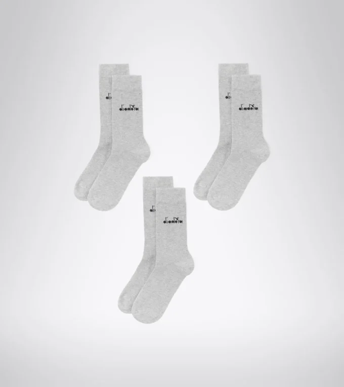 U. Mid Plain Socks 3-Pack Confezione di calzini medi – Tre paia – Unisex
